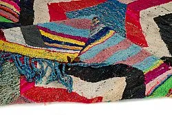 Marokkolainen Kilim matto Boucherouite 125 x 265 cm