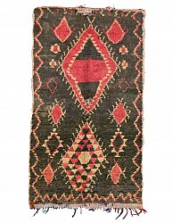 Marokkolainen Kilim matto Boucherouite 230 x 130 cm