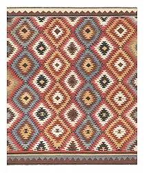 Itämainen Matto - Hazara Kelim Hand Woven - 247 x 288 cm