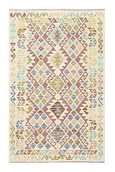 Itämainen Matto - Vegi Kelim Hand Woven - 99 x 155 cm
