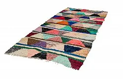 Marokkolainen Kilim matto Boucherouite 135 x 270 cm