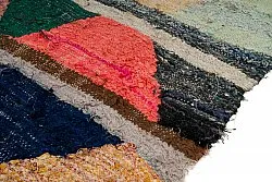 Marokkolainen Kilim matto Boucherouite 135 x 270 cm
