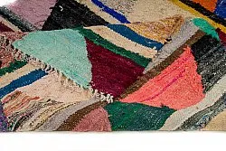 Marokkolainen Kilim matto Boucherouite 135 x 270 cm