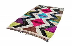Marokkolainen Kilim matto Boucherouite 135 x 230 cm