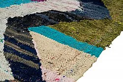 Marokkolainen Kilim matto Boucherouite 135 x 230 cm