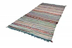 Marokkolainen Kilim matto Boucherouite 150 x 340 cm