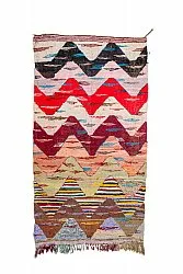 Marokkolainen Kilim matto Boucherouite 160 x 295 cm