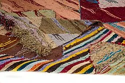 Marokkolainen Kilim matto Boucherouite 160 x 295 cm