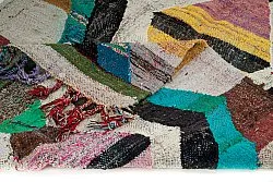 Marokkolainen Kilim matto Boucherouite 135 x 245 cm