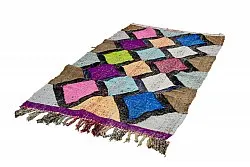 Marokkolainen Kilim matto Boucherouite 135 x 230 cm