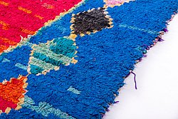 Marokkolainen Kilim matto Boucherouite 325 x 140 cm