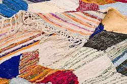 Marokkolainen Kilim matto Boucherouite 155 x 325 cm