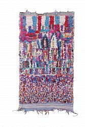 Marokkolainen Kilim matto Boucherouite 235 x 140 cm