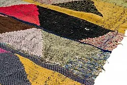 Marokkolainen Kilim matto Boucherouite 140 x 230 cm