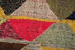 Marokkolainen Kilim matto Boucherouite 140 x 230 cm