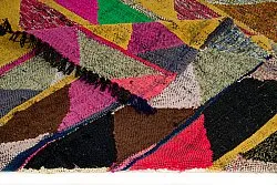 Marokkolainen Kilim matto Boucherouite 140 x 230 cm