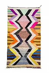 Marokkolainen Kilim matto Boucherouite 155 x 275 cm