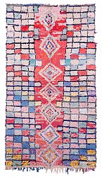 Marokkolainen Kilim matto Boucherouite 230 x 130 cm