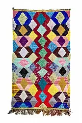 Marokkolainen Kilim matto Boucherouite 150 x 255 cm
