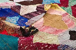 Marokkolainen Kilim matto Boucherouite 150 x 255 cm