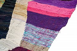 Marokkolainen Kilim matto Boucherouite 135 x 255 cm