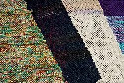 Marokkolainen Kilim matto Boucherouite 135 x 255 cm
