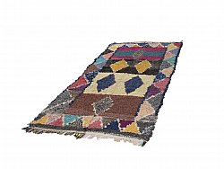Marokkolainen Kilim matto Boucherouite 270 x 130 cm