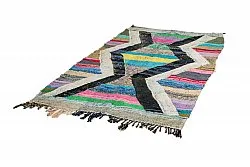 Marokkolainen Kilim matto Boucherouite 130 x 220 cm