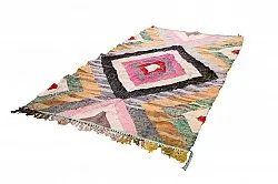 Marokkolainen Kilim matto Boucherouite 155 x 285 cm