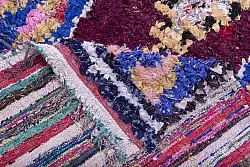 Marokkolainen Kilim matto Boucherouite 245 x 135 cm