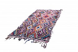 Marokkolainen Kilim matto Boucherouite 275 x 120 cm