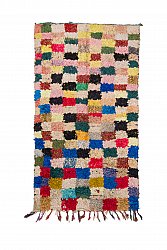 Marokkolainen Kilim matto Boucherouite 280 x 155 cm
