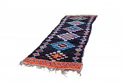 Marokkolainen Kilim matto Boucherouite 330 x 115 cm