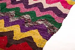 Marokkolainen Kilim matto Boucherouite 125 x 235 cm