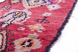 Marokkolainen Kilim matto Boucherouite 240 x 90 cm