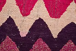Marokkolainen Kilim matto Boucherouite 125 x 235 cm