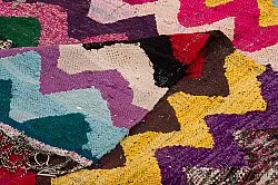 Marokkolainen Kilim matto Boucherouite 125 x 235 cm