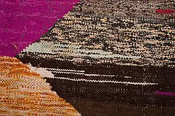 Marokkolainen Kilim matto Boucherouite 130 x 275 cm