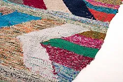 Marokkolainen Kilim matto Boucherouite 130 x 275 cm