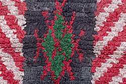 Marokkolainen Kilim matto Boucherouite 230 x 100 cm
