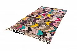 Marokkolainen Kilim matto Boucherouite 160 x 325 cm