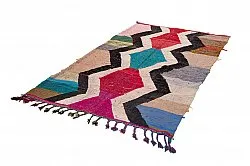 Marokkolainen Kilim matto Boucherouite 145 x 265 cm