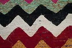 Marokkolainen Kilim matto Boucherouite 120 x 235 cm