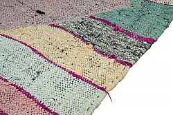 Marokkolainen Kilim matto Boucherouite 130 x 230 cm