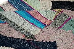 Marokkolainen Kilim matto Boucherouite 130 x 230 cm