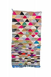 Marokkolainen Kilim matto Boucherouite 150 x 255 cm