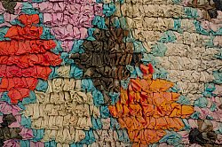 Marokkolainen Kilim matto Boucherouite 395 x 150 cm