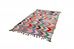 Marokkolainen Kilim matto Boucherouite 150 x 275 cm
