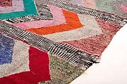 Marokkolainen Kilim matto Boucherouite 150 x 275 cm