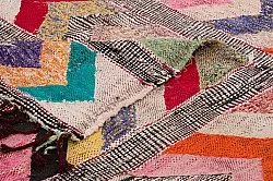 Marokkolainen Kilim matto Boucherouite 150 x 275 cm